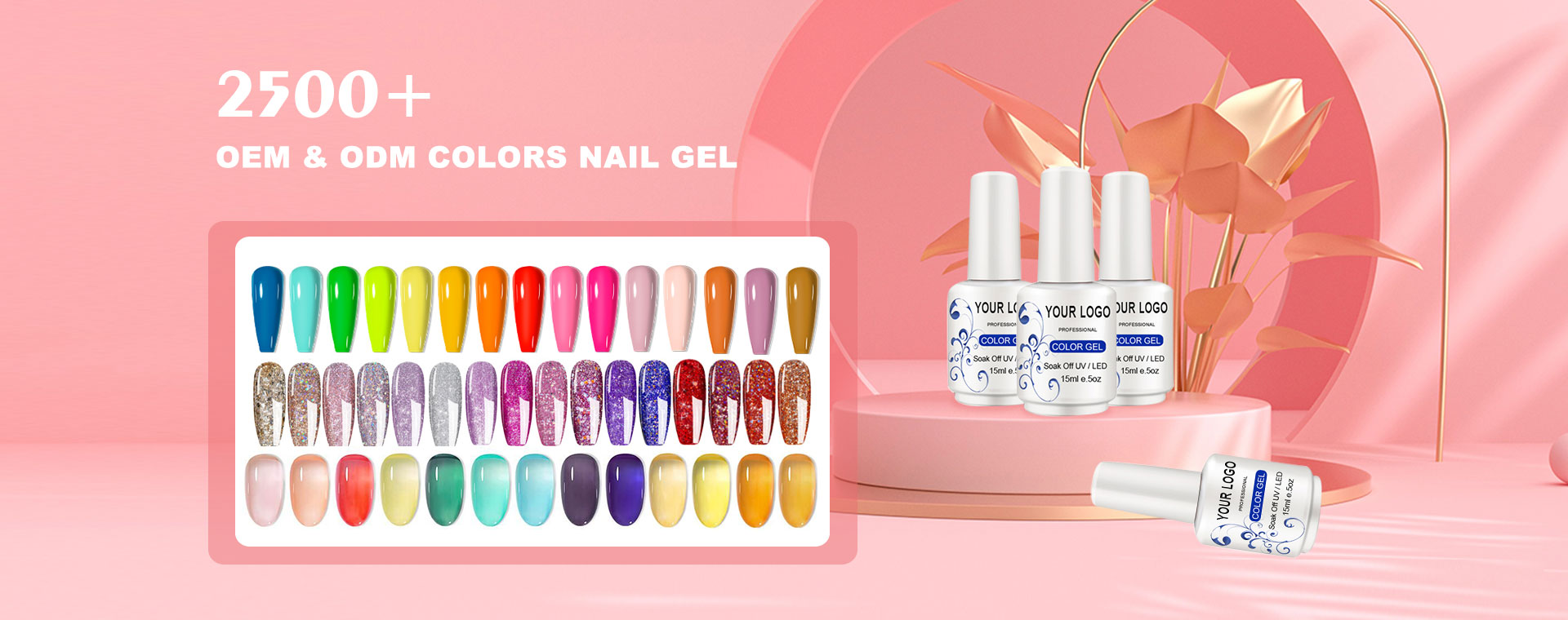 Glitter Gel Polish Tillverkare