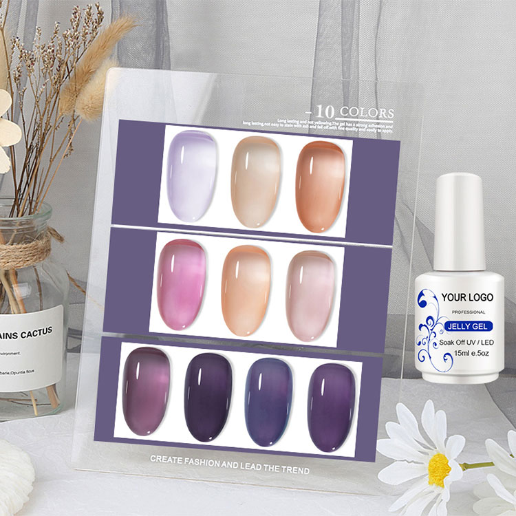 60 färger Ice Jelly Gel Polish