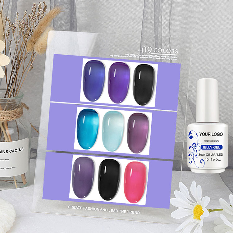 90 färger Ice Jelly Gel Polish