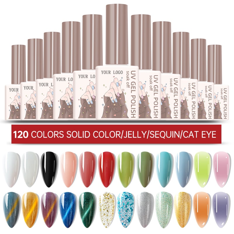 Färger gel nagellack