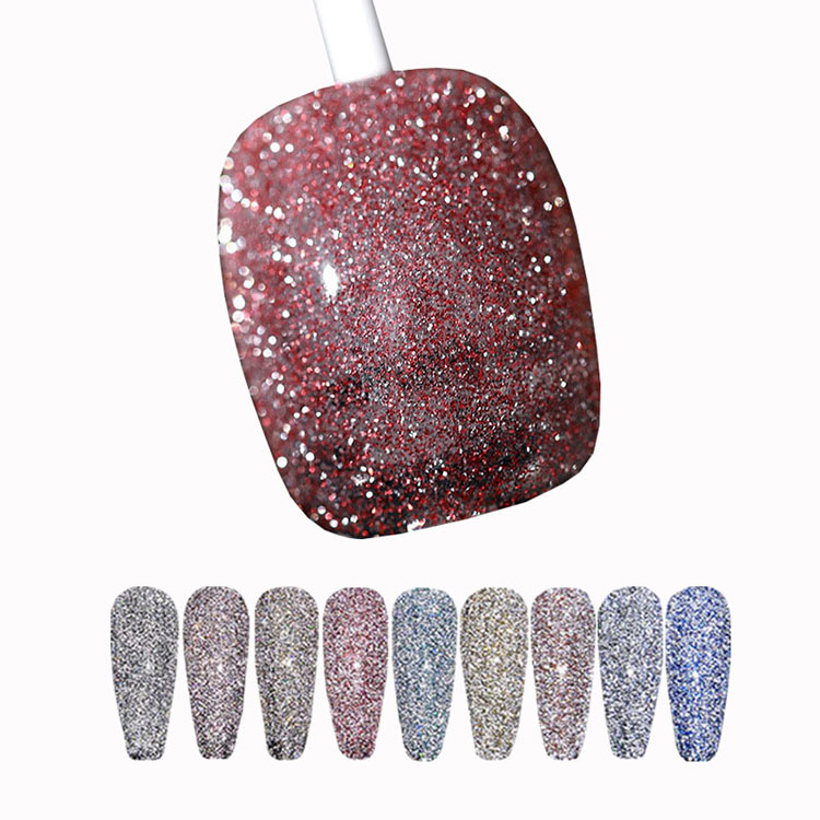 Diamond Rainbow Disco Gel nagellack