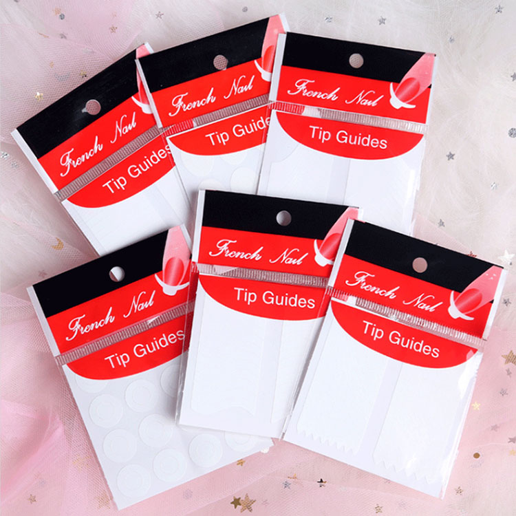 Europe French Nail Sticker Vit False Nail Art Decal Tips