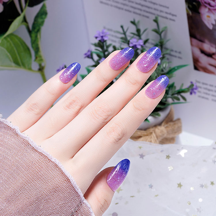 Hälsosamt lätt temperaturbyte nagellack