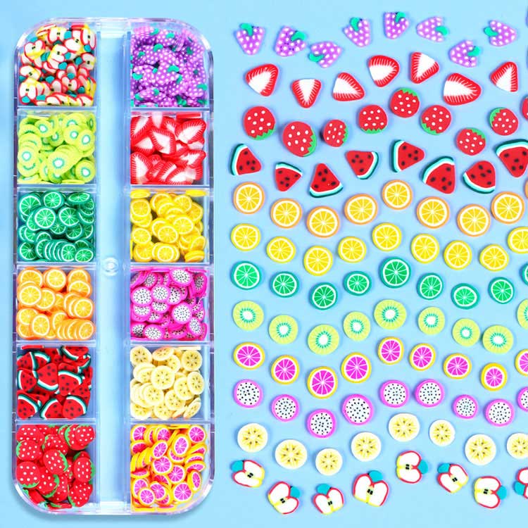 Nail Art fruktskivor